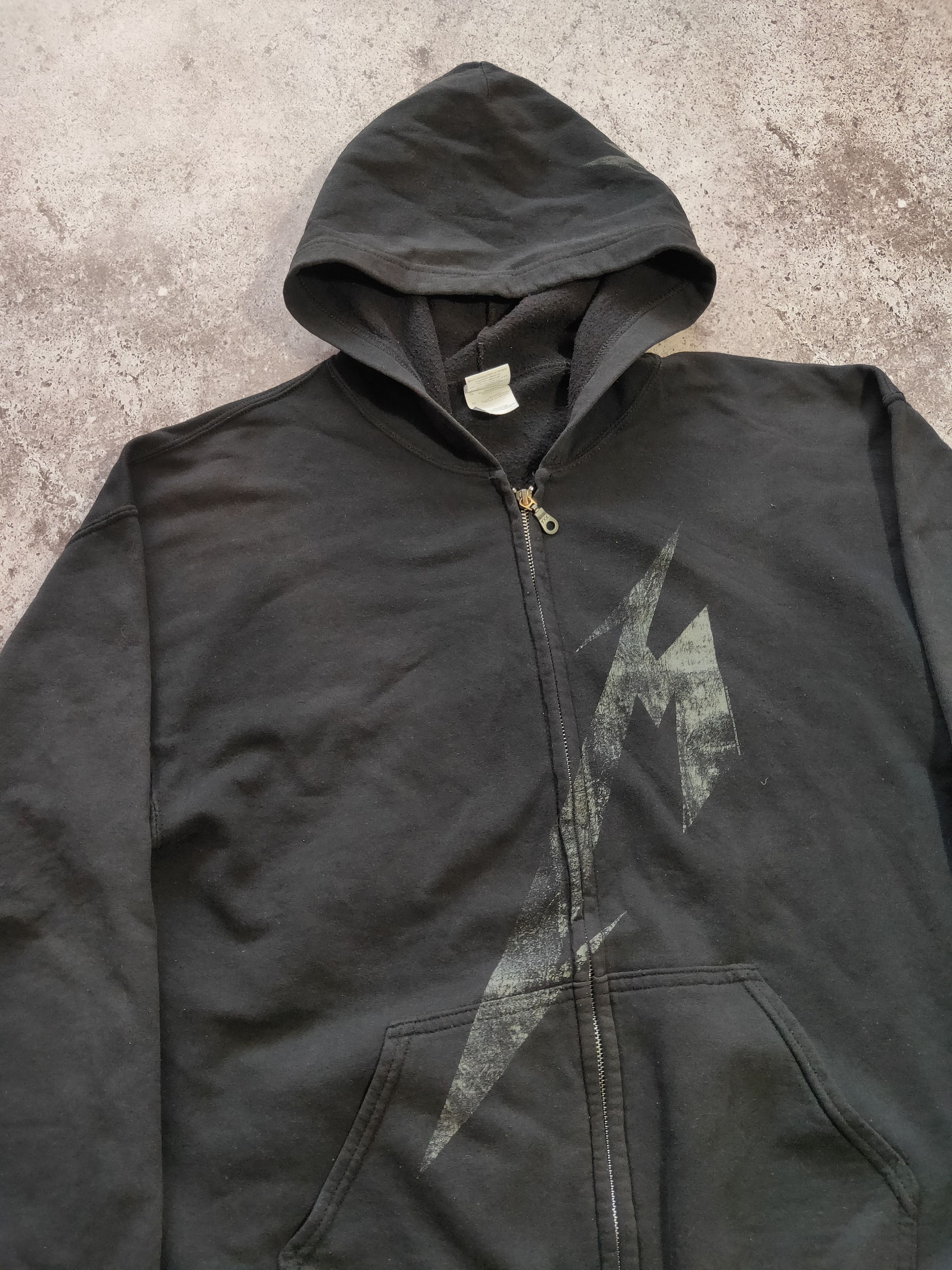 Band Tees Metallica 00s Black Album Magnetic Graphic Zip Hoodie Size US L / EU 52-54 / 3 - 5 Thumbnail