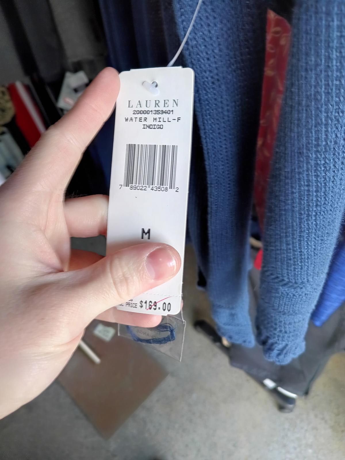 Lauren Ralph Lauren Lauren Ralph Lauren Water Mill Cardigan - Navy Blue - Size M Size M / US 6-8 / IT 42-44 - 3 Thumbnail