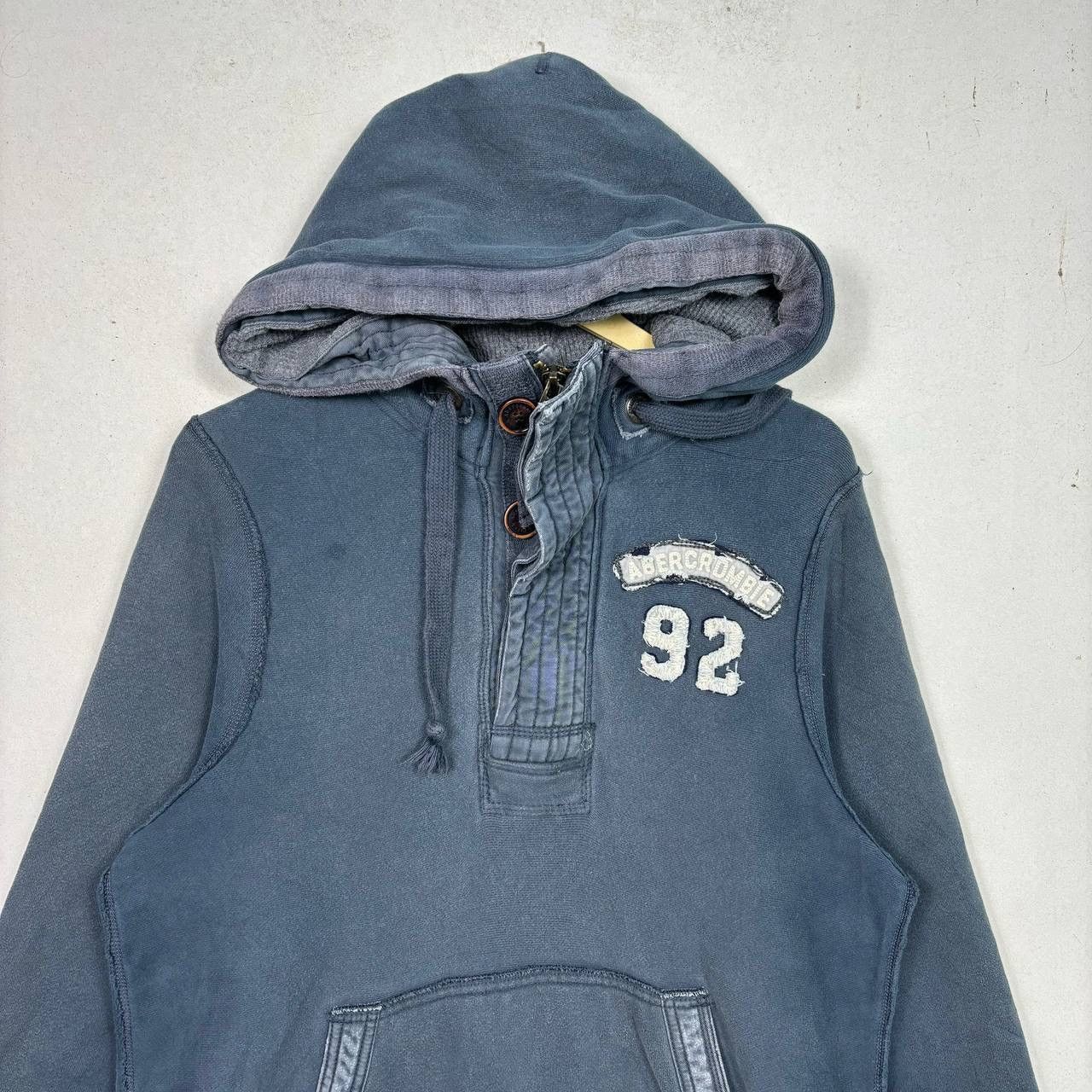 Abercrombie & Fitch Abercrombie & Fitch 92 Distressed Hoodie Sun Faded Style Size US M / EU 48-50 / 2 - 3 Thumbnail