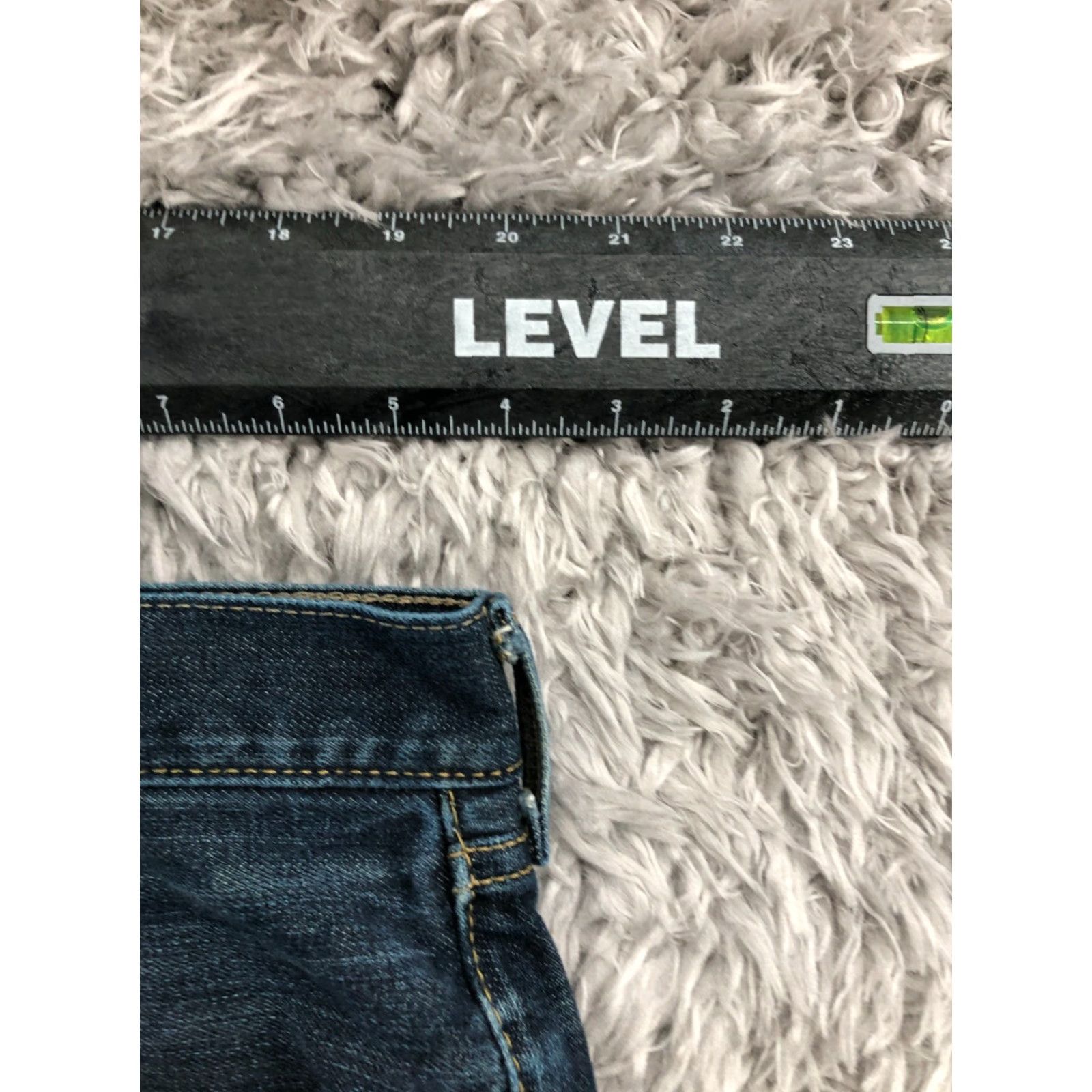 Levi's Levi's 559 Jeans Mid Rise Dark Wash Blue 38x32 Mens Regular Straight Denim Cotton Blend 5-Pocket Belt Loops Blue Size US 38 / EU 54 - 2 Thumbnail