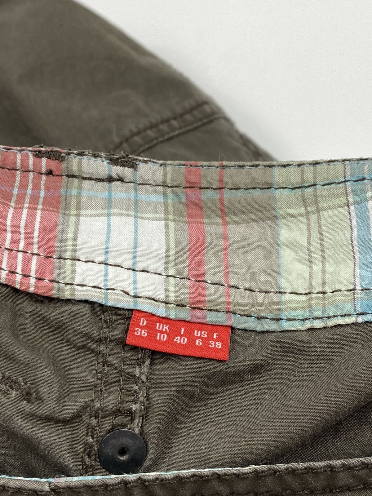 Vintage 🔥LASTDROP🔥Y2K GorpCore Washed Brown A-Line Lightweight Skirt Size 29" - 11 Thumbnail