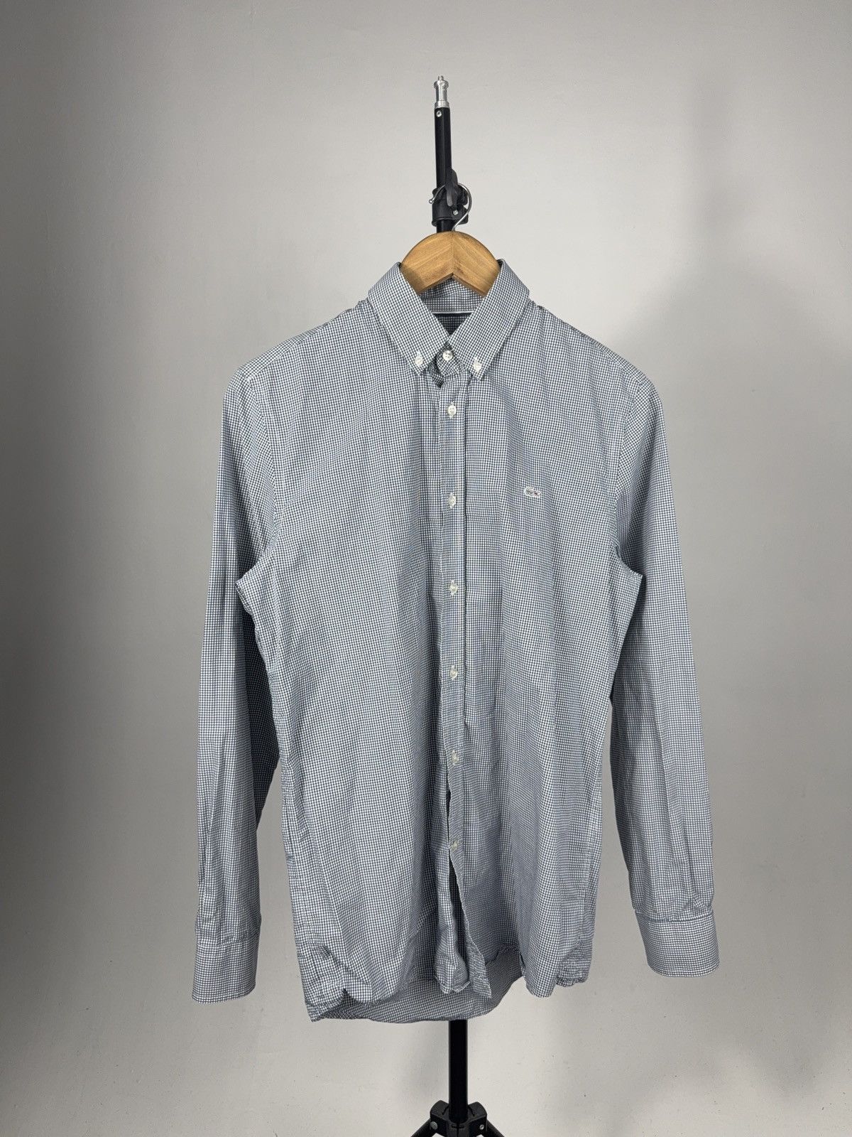 Lacoste Luxury 00s Lacoste Gingham Check Button Down Shirt Mens S Size US S / EU 44-46 / 1 - 1 Thumbnail