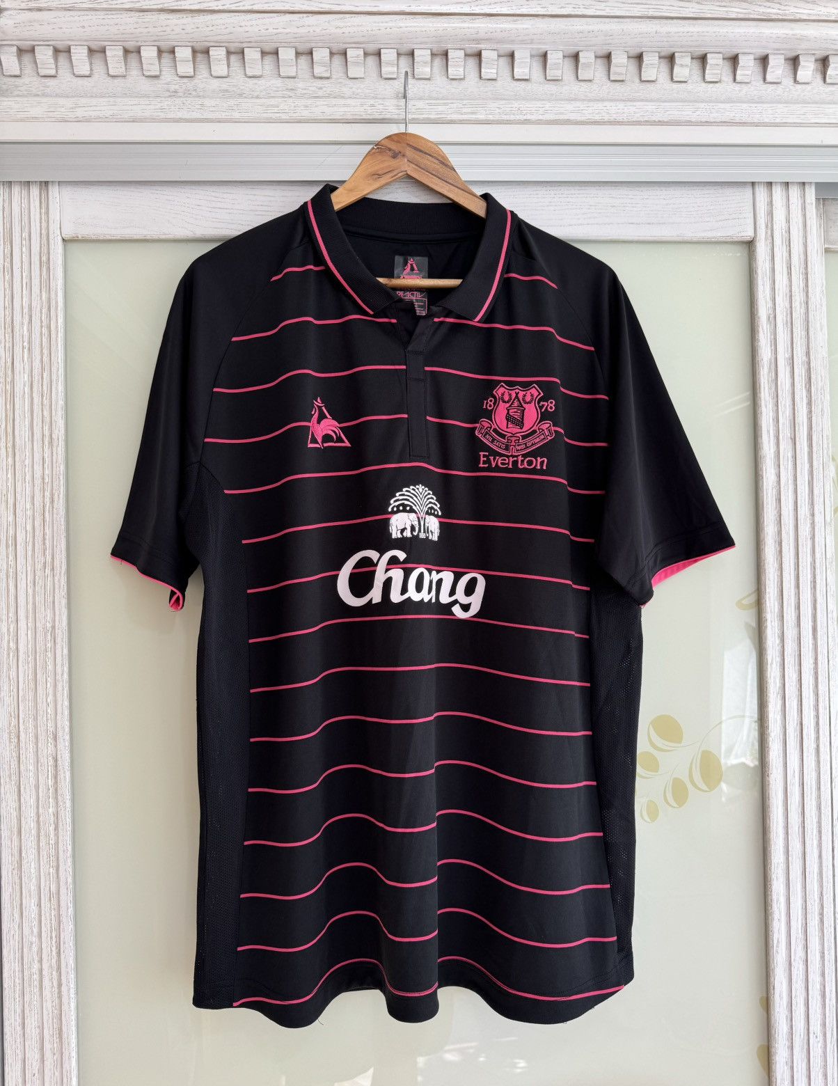 Le Coq Sportif × Vintage Everton 2009-2010 Away Soccer Jersey Football Kit Shirt Size US XL / EU 56 / 4 - 1 Thumbnail