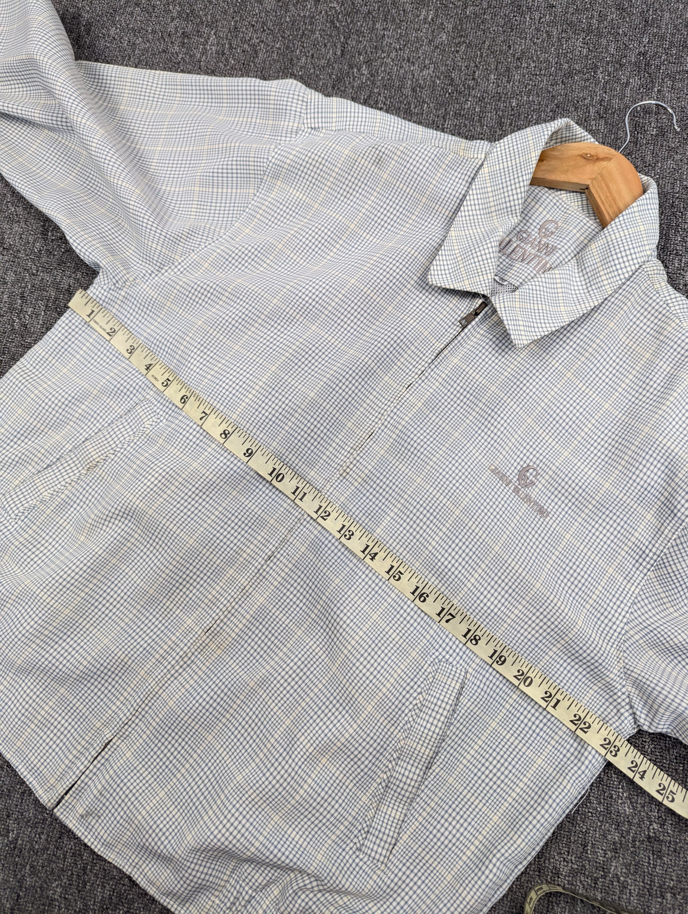 Japanese Brand × Vintage Vintage 90s Gianni Valentino Checkered Casual Light Jacket Size US M / EU 48-50 / 2 - 17 Thumbnail