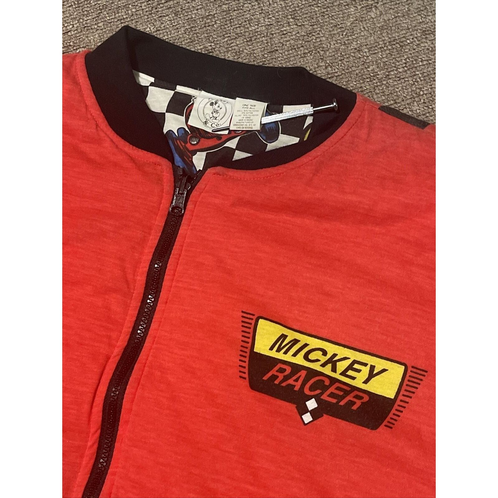 Mickey Inc Vintage 80’s XL Disney Mickey Inc Mickey Mouse Racing Revers Size US XL / EU 56 / 4 - 5 Thumbnail