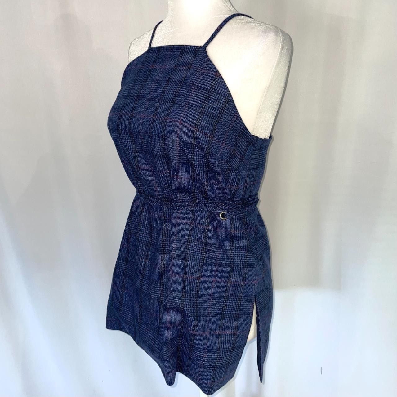 Banana Republic New Banana Republic Plaid Sleeveless Tie Waist Apron Top Size XS / US 0-2 / IT 36-38 - 3 Thumbnail