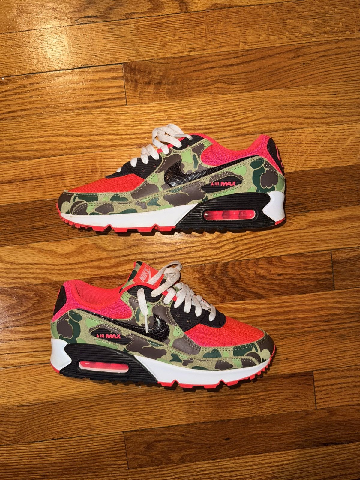Nike Air Max 90 Reverse Camo Infrared , SZ 8.5 Size US 8.5 / EU 41-42 - 4 Thumbnail