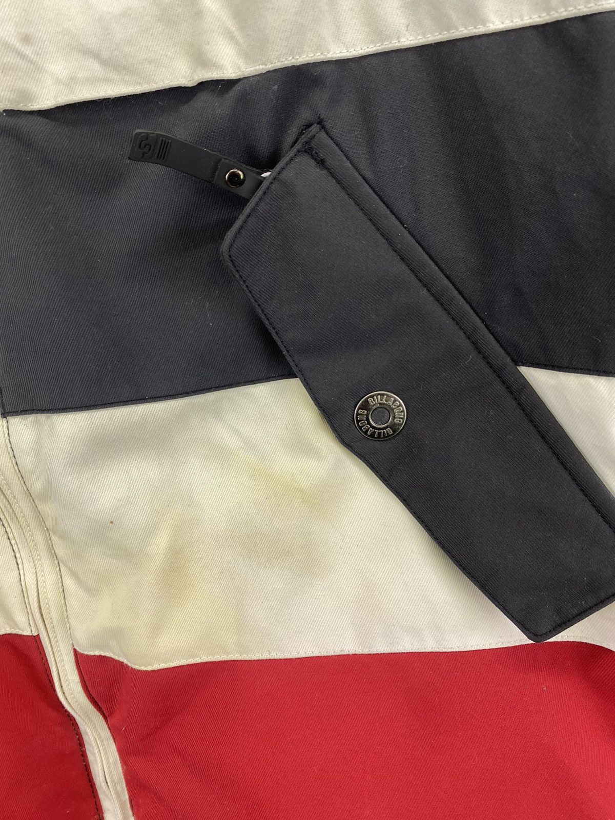 Billabong Vintage Billabong Striped Hooded Outerwear Jacket Size US L / EU 52-54 / 3 - 21 Thumbnail