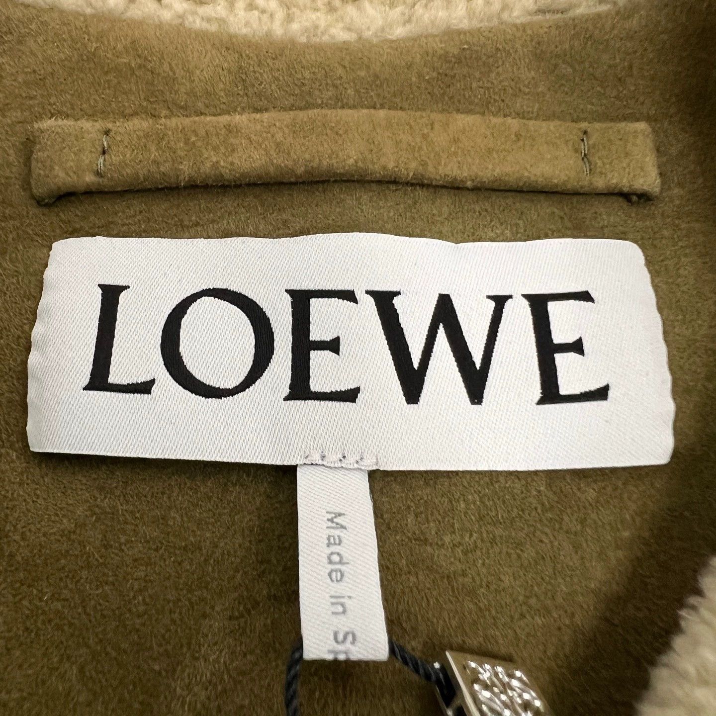 Loewe Loewe Shearling Jacket in Olive Green Size US M / EU 48-50 / 2 - 3 Thumbnail