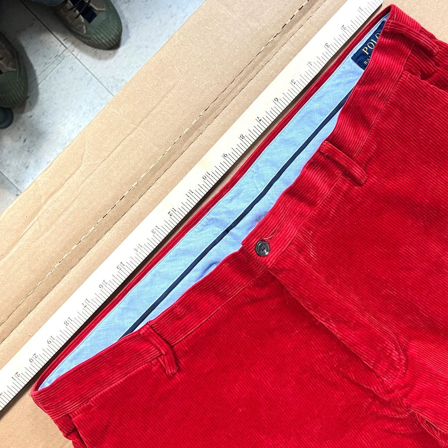 Polo Ralph Lauren Polo Ralph Lauren Mens Corduroy Pants size 42/30 Red Classic Size US 42 / EU 58 - 8 Thumbnail