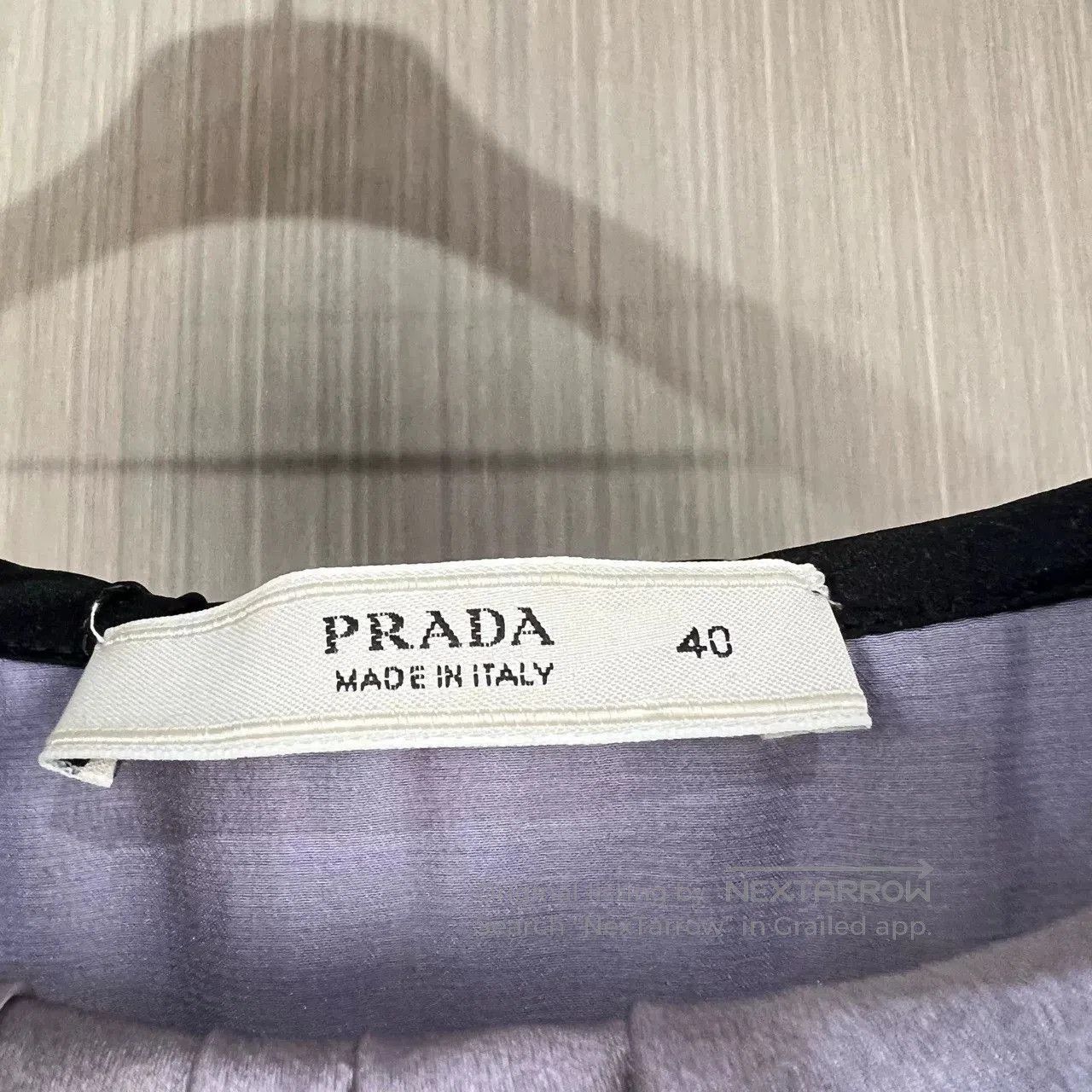 Prada Prada Light Purple Ruffle Silk Dress. Size S / US 4 / IT 40 - 5 Thumbnail