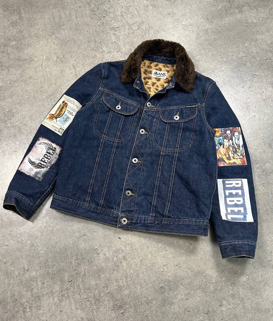 Dolce & Gabbana Dolce & Gabbana Rebel Denim Jacket Genuine Fur Rock-n-Roll Size US S / EU 44-46 / 1 - 7 Thumbnail