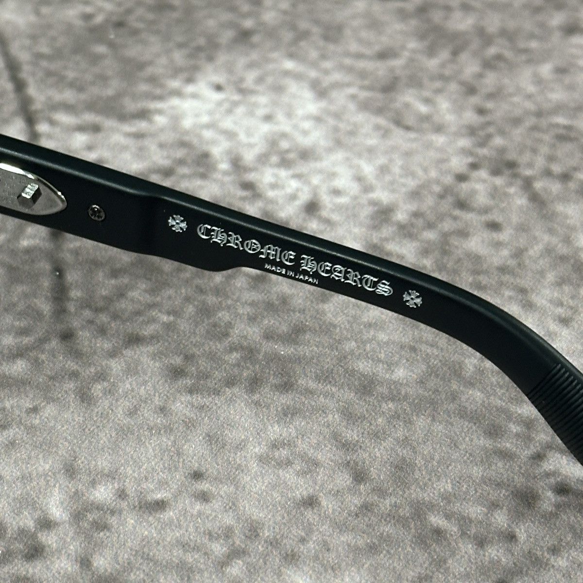 Chrome Hearts CHROME HEARTS T.HUTCH MATTE BLACK SUNGLASSES Size ONE SIZE - 4 Thumbnail