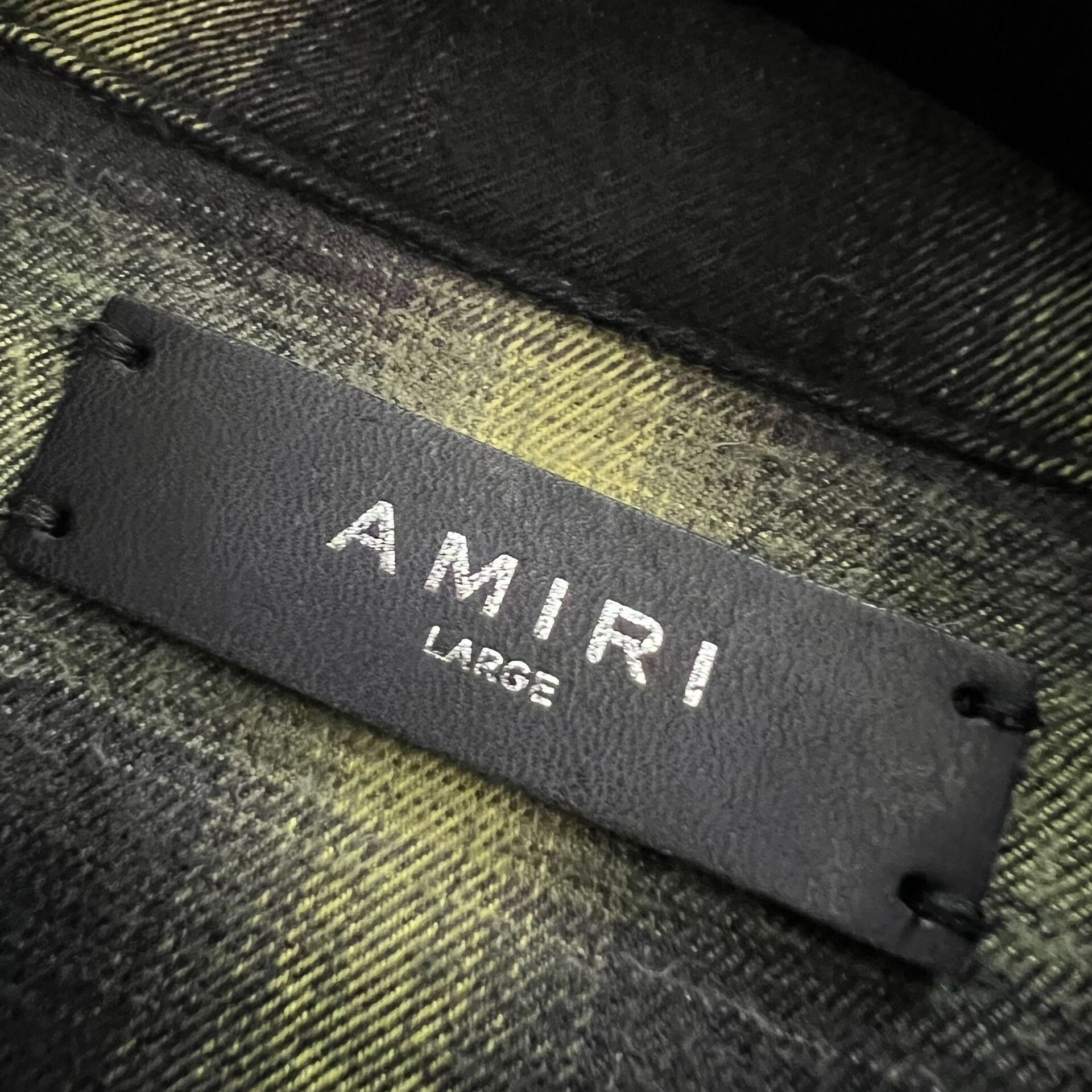 Amiri amiri gradient checkered pocket shirt Size US M / EU 48-50 / 2 - 3 Thumbnail