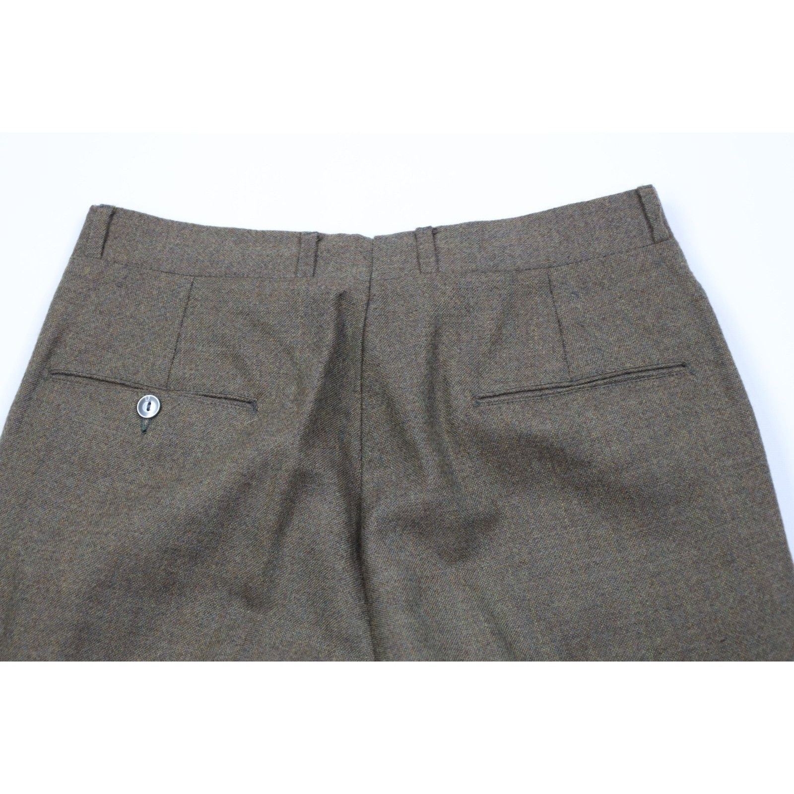 Vintage Vintage 60s Streetwear Wool Tweed 2 Piece Suit Wedding Size 38R - 22 Thumbnail