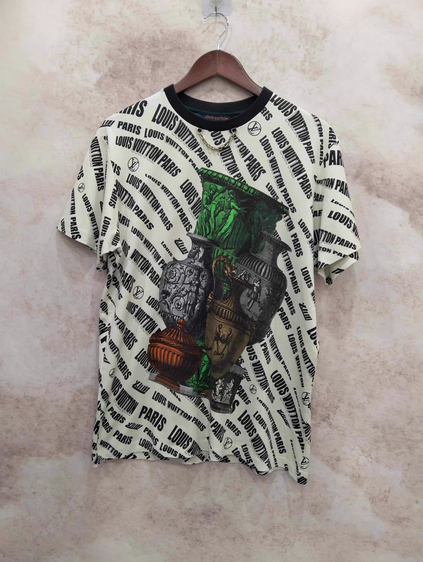 Louis Vuitton LV x Fornasetti Print short-sleeve Tee XL 95 New Size XL / US 12-14 / IT 48-50 - 1 Thumbnail