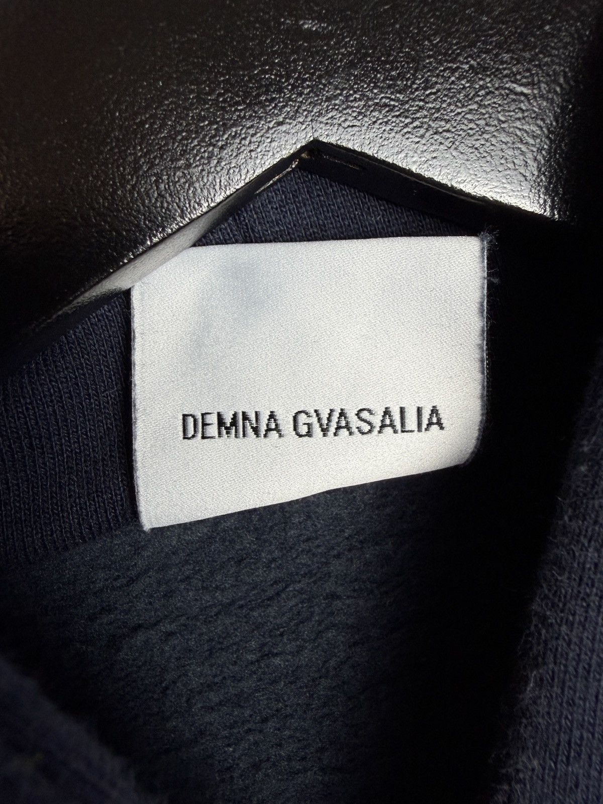 Vetements AW18 Vetements Hi I Don’t Care Thanks Hoodie Navy Demna Size US M / EU 48-50 / 2 - 7 Thumbnail