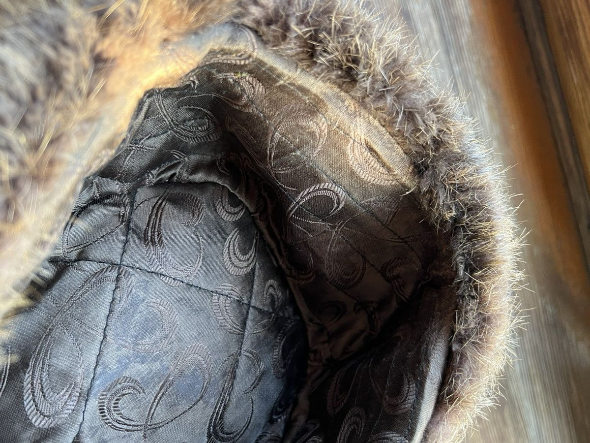 Vintage Vintage Ushanka trapper rabbit leather hat rare Size ONE SIZE - 16 Thumbnail