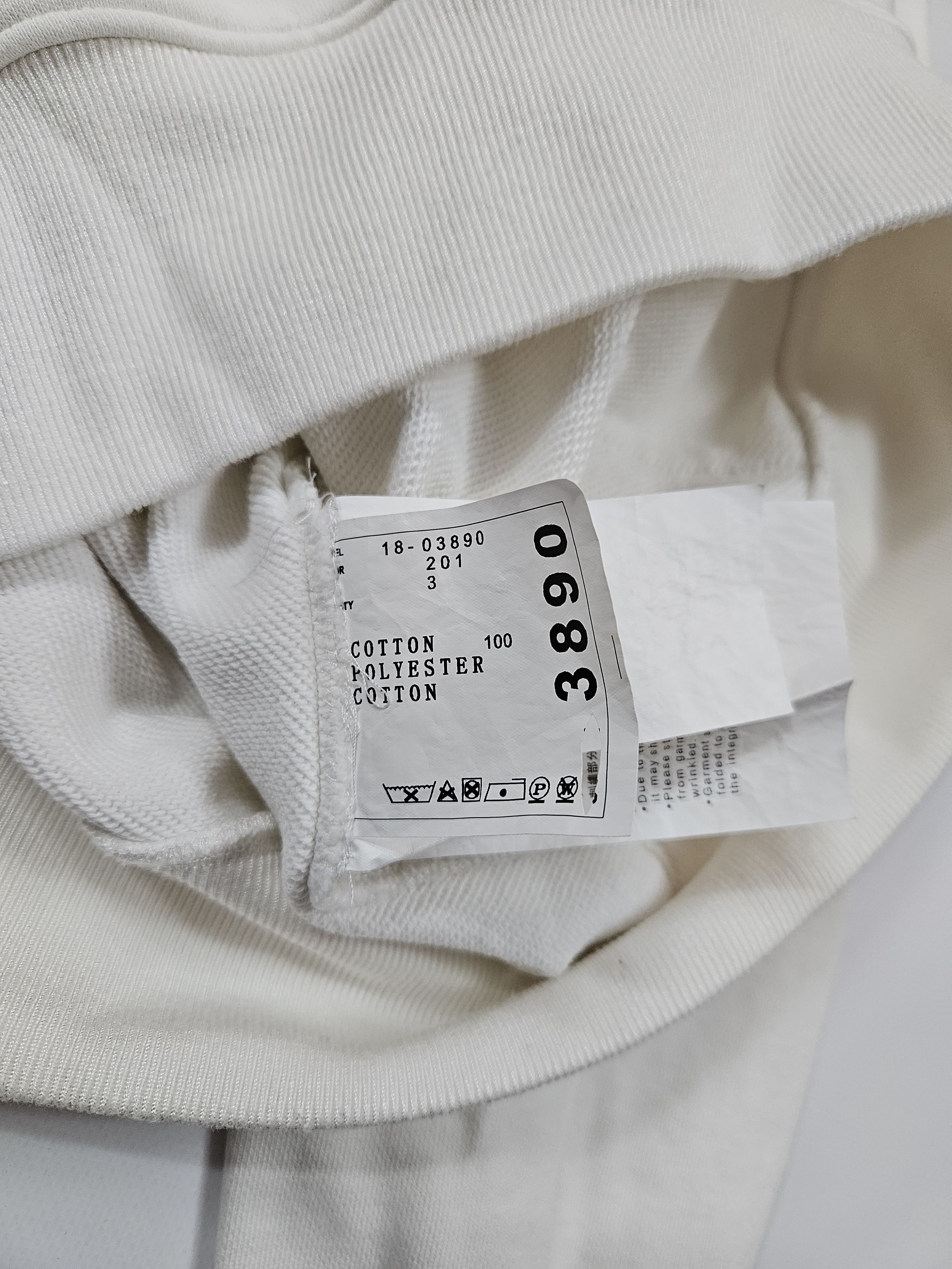 Sacai Sacai white cut-out shoulder hoodie Size L / US 10 / IT 46 - 11 Thumbnail