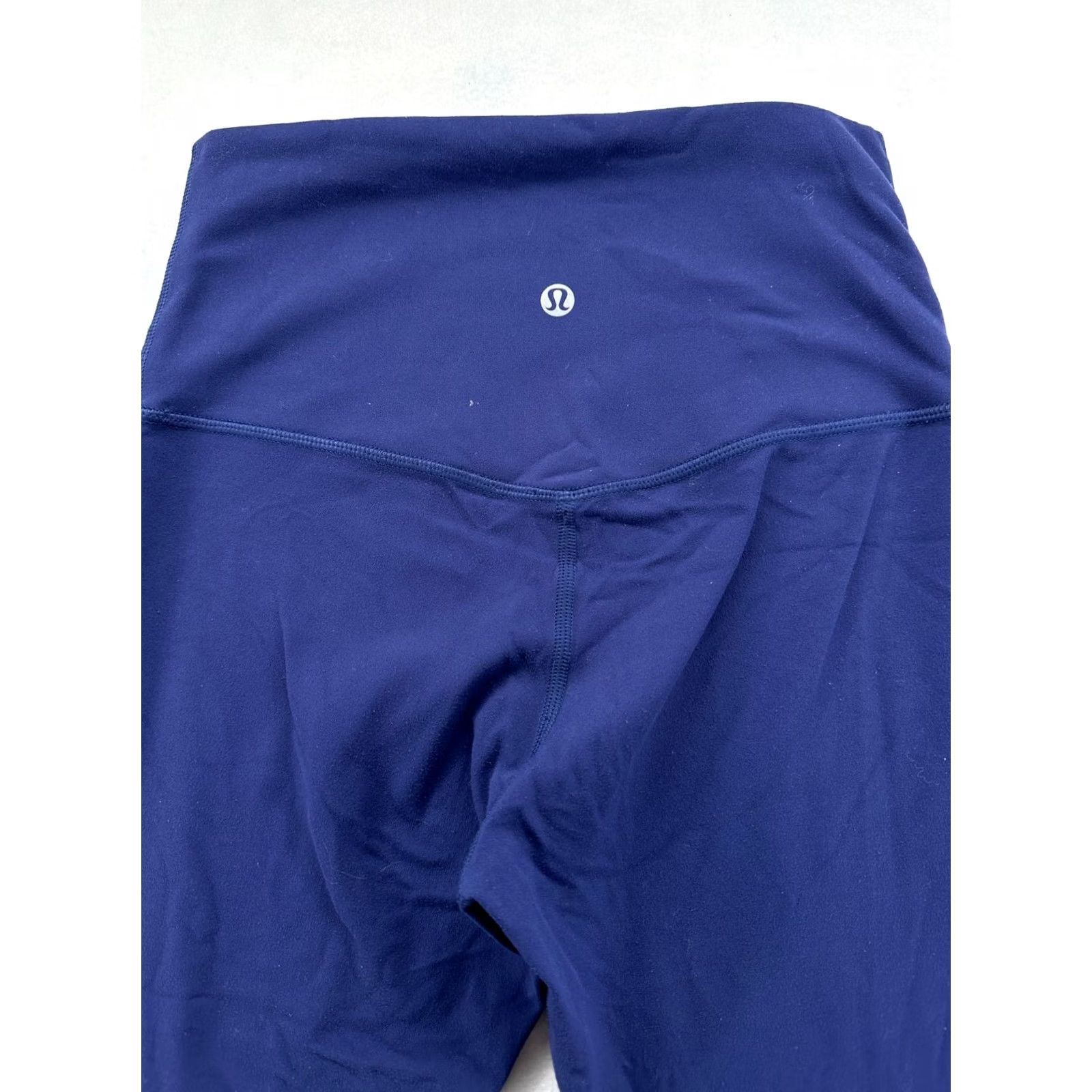 Lululemon Lululemon Ankle Leggings Blue Women's 4 High Waist Pull On Stretch Regular Size 4 Activewear Gym & Training Ladies Blue Pattern Solid Mens/Womens Size 27" / US 4 / IT 40 - 6 Thumbnail