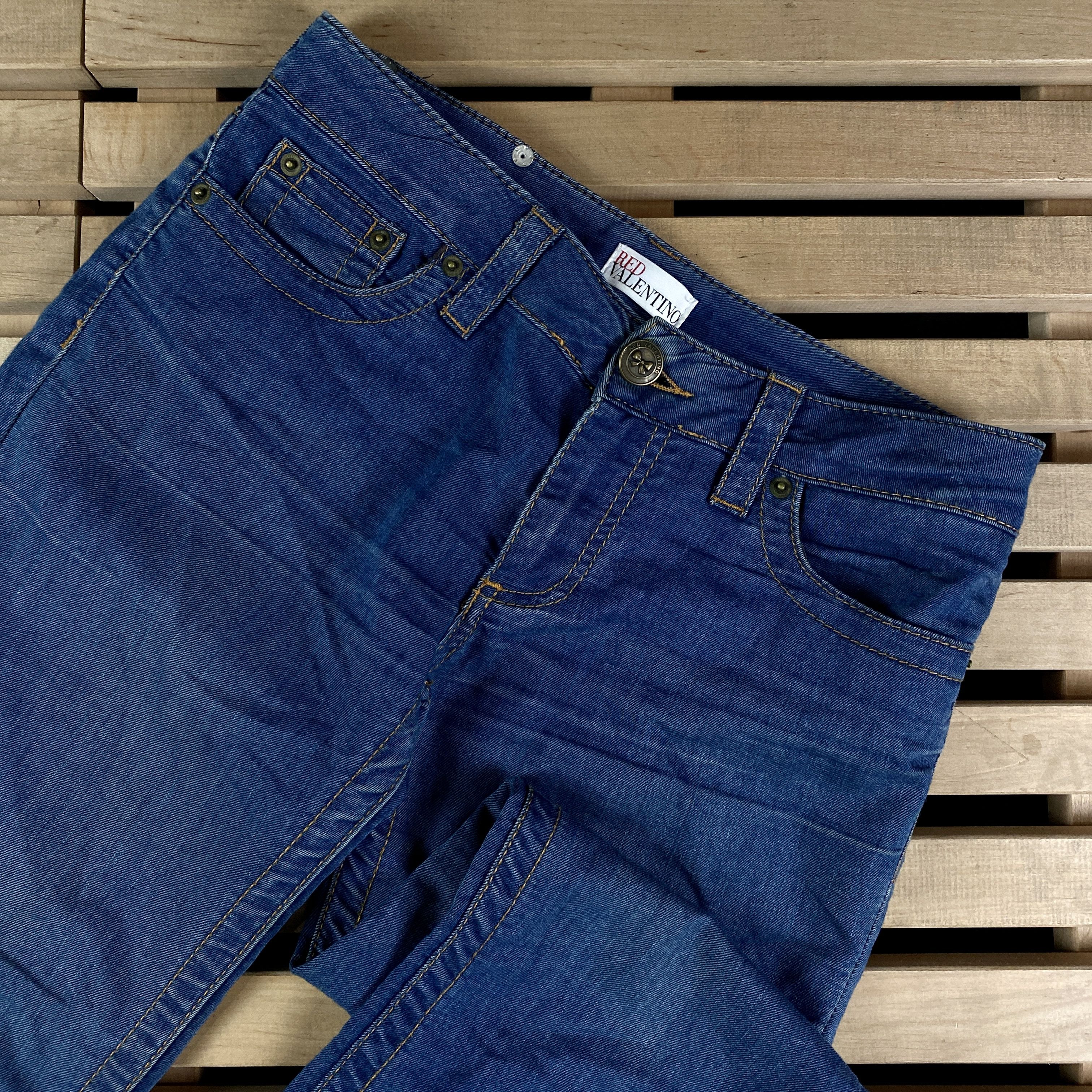 RED Valentino × Valentino Women’s Denim Jeans Pants Red Valentino Size M Size 28" / US 6 / IT 42 - 2 Thumbnail