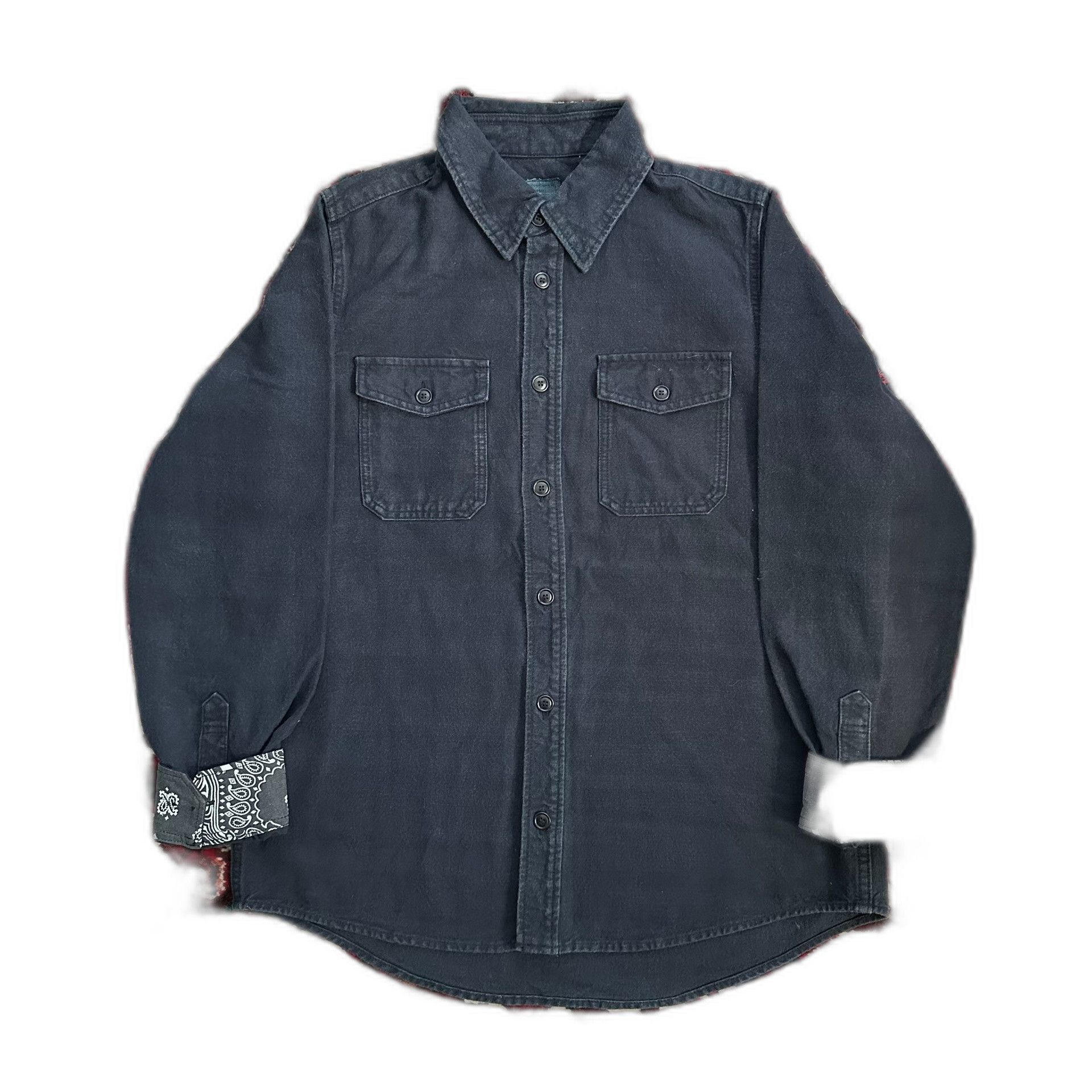 Visvim Visvim 18AW Black Flannel Shirt Size US M / EU 48-50 / 2 - 1 Thumbnail