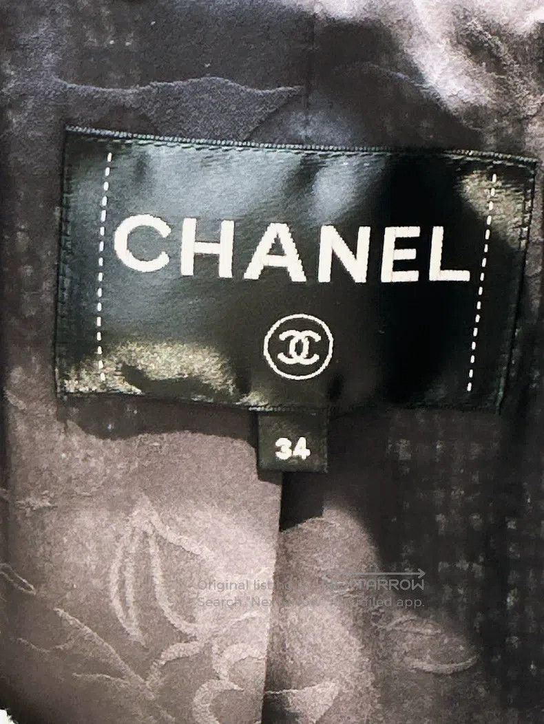 Chanel Chanel Roman series black bottom white lace pattern long-s Size XXS / US 00 / IT 34 - 5 Thumbnail