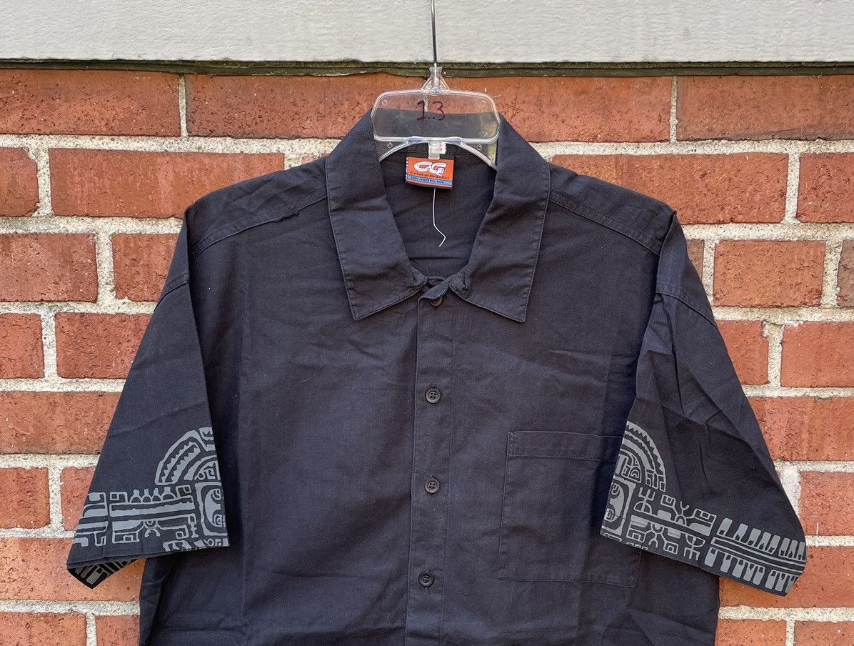 Vintage Vintage Cristal Graffiti Surf Button Down Short Sleeve Size US XL / EU 56 / 4 - 4 Thumbnail