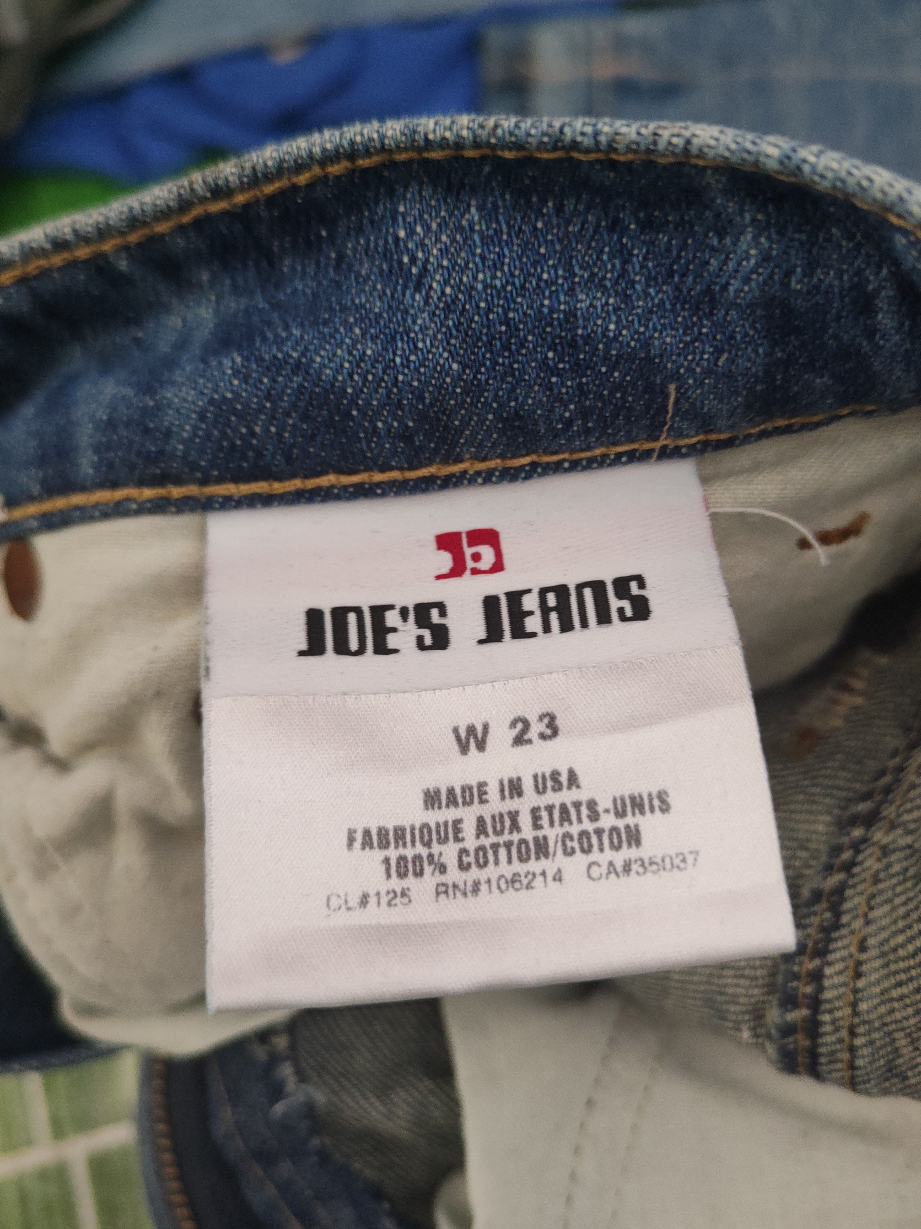 Joe's DL Joe's Blue Distressed Ripped Jeans #46-010 Size 24" / US 00 / IT 34 - 16 Thumbnail
