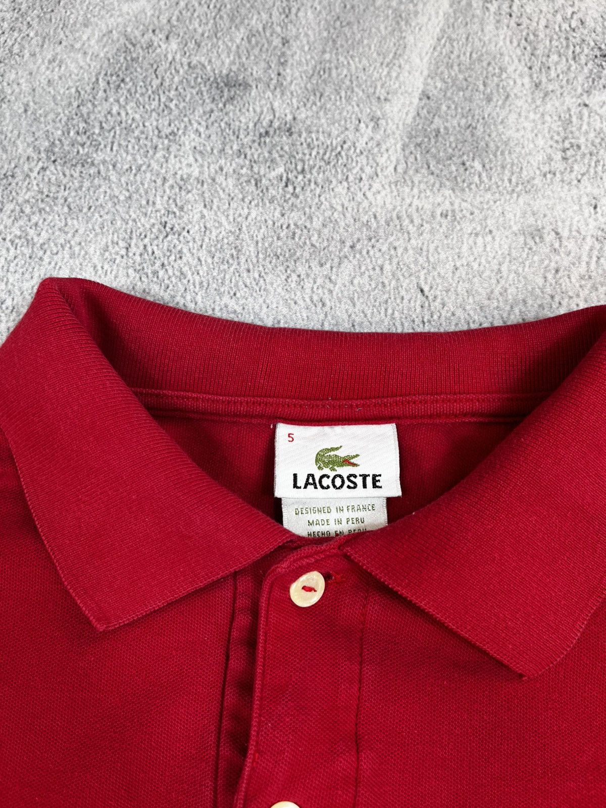 Lacoste Vintage Y2K Lacoste faded polo tee casual old money style Size US M / EU 48-50 / 2 - 5 Thumbnail