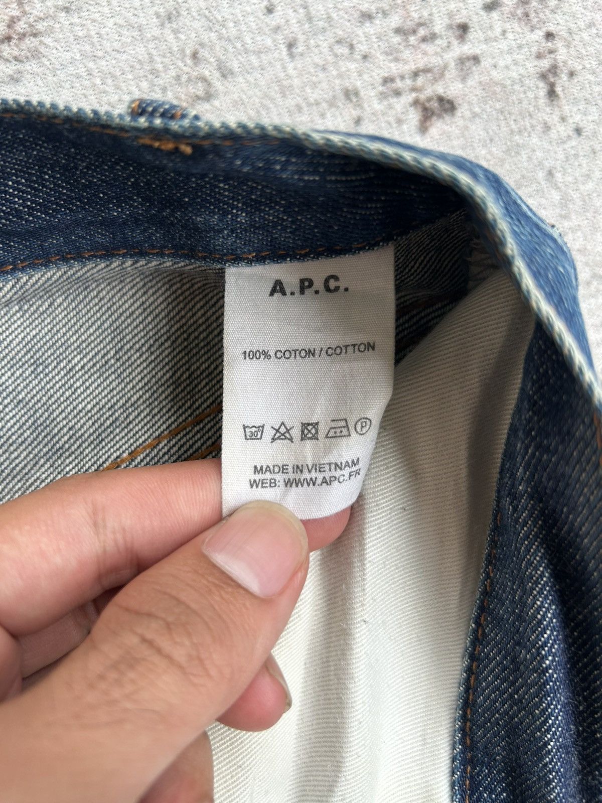 A.P.C. × Jean × Vintage Vintage Selvedge A.P.C Denim Size US 28 / EU 44 - 10 Thumbnail
