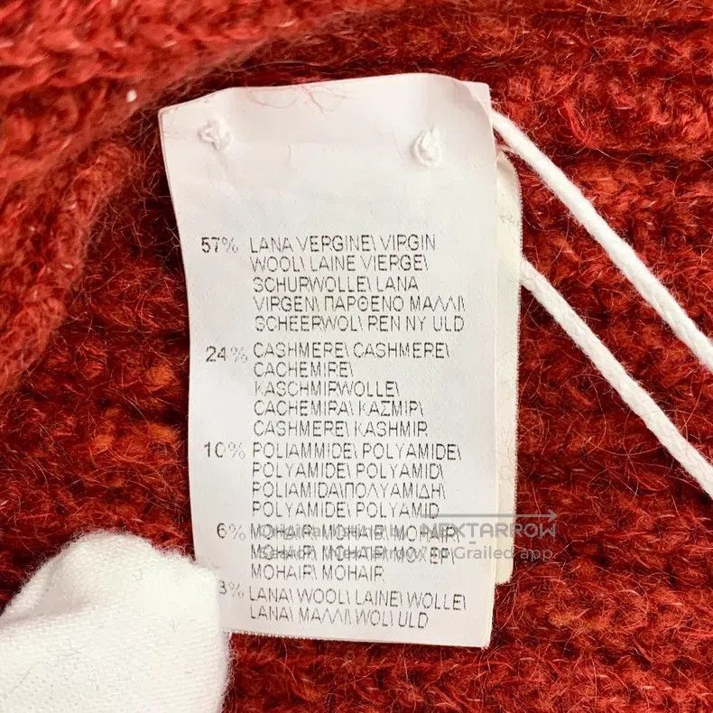 Brunello Cucinelli Brunello Cucinelli Red Wool Crewneck Long Sleeve Knit Swea Size M / US 6-8 / IT 42-44 - 6 Thumbnail