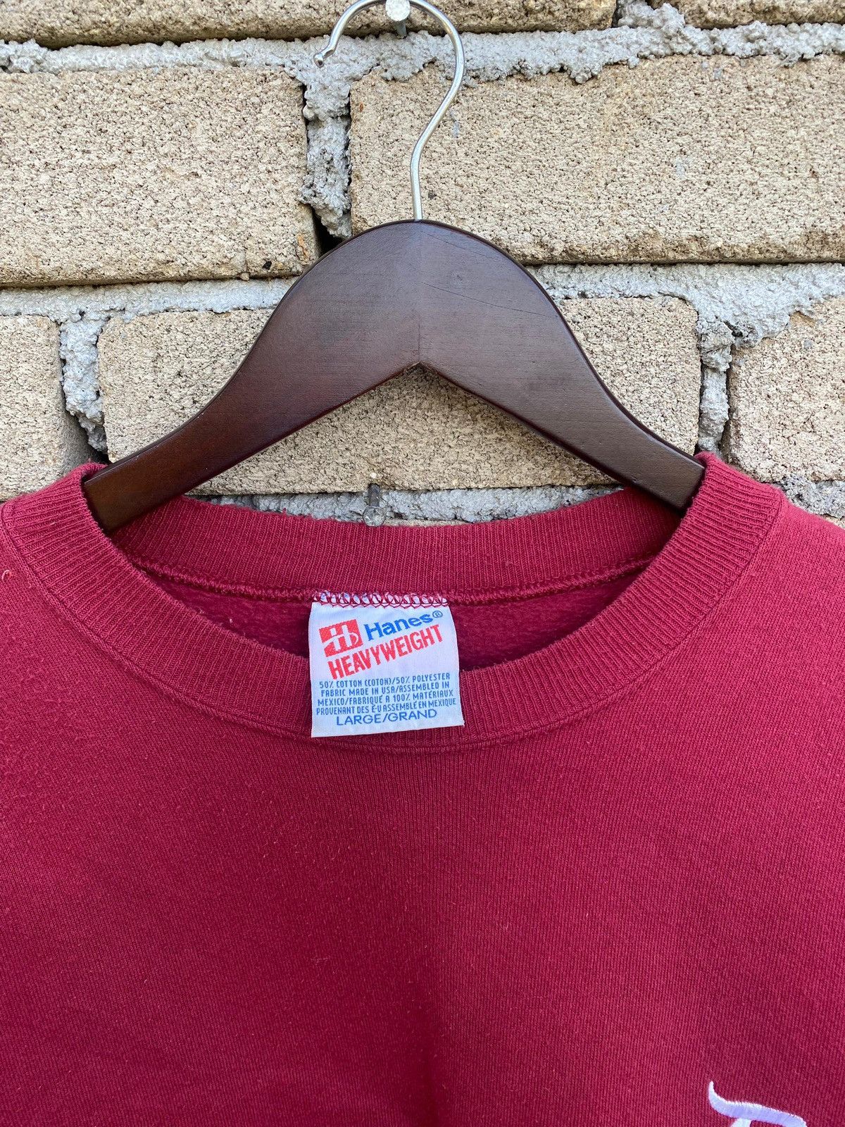 Hanes Vintage Hanes Heavyweight Crewneck Plain Sweatshirt Size US L / EU 52-54 / 3 - 6 Thumbnail