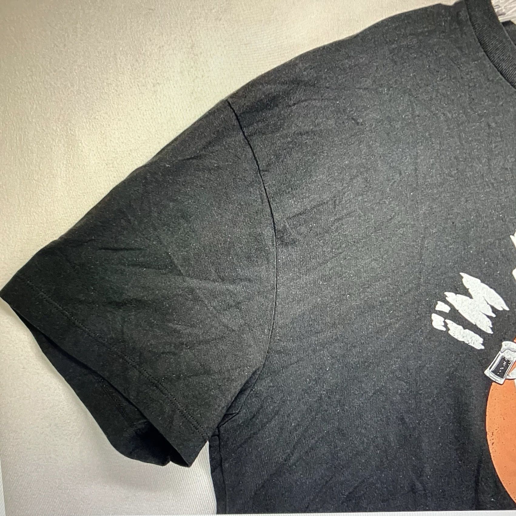 Vintage VINTAGE Glow In The Dark Ghost Beer T-Shirt Men 2XL Black Halloween Funny NWT Size US XXL / EU 58 / 5 - 6 Thumbnail