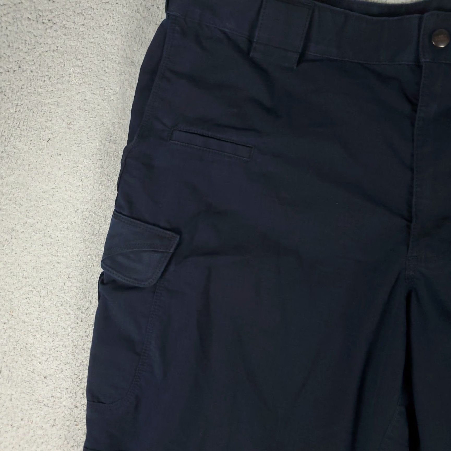 Vintage 5.11 Tactical Series Pants Mens Size 42x30 Navy Blue Cargo Pocket Trousers Flat Front Regular Size US 42 / EU 58 - 2 Thumbnail