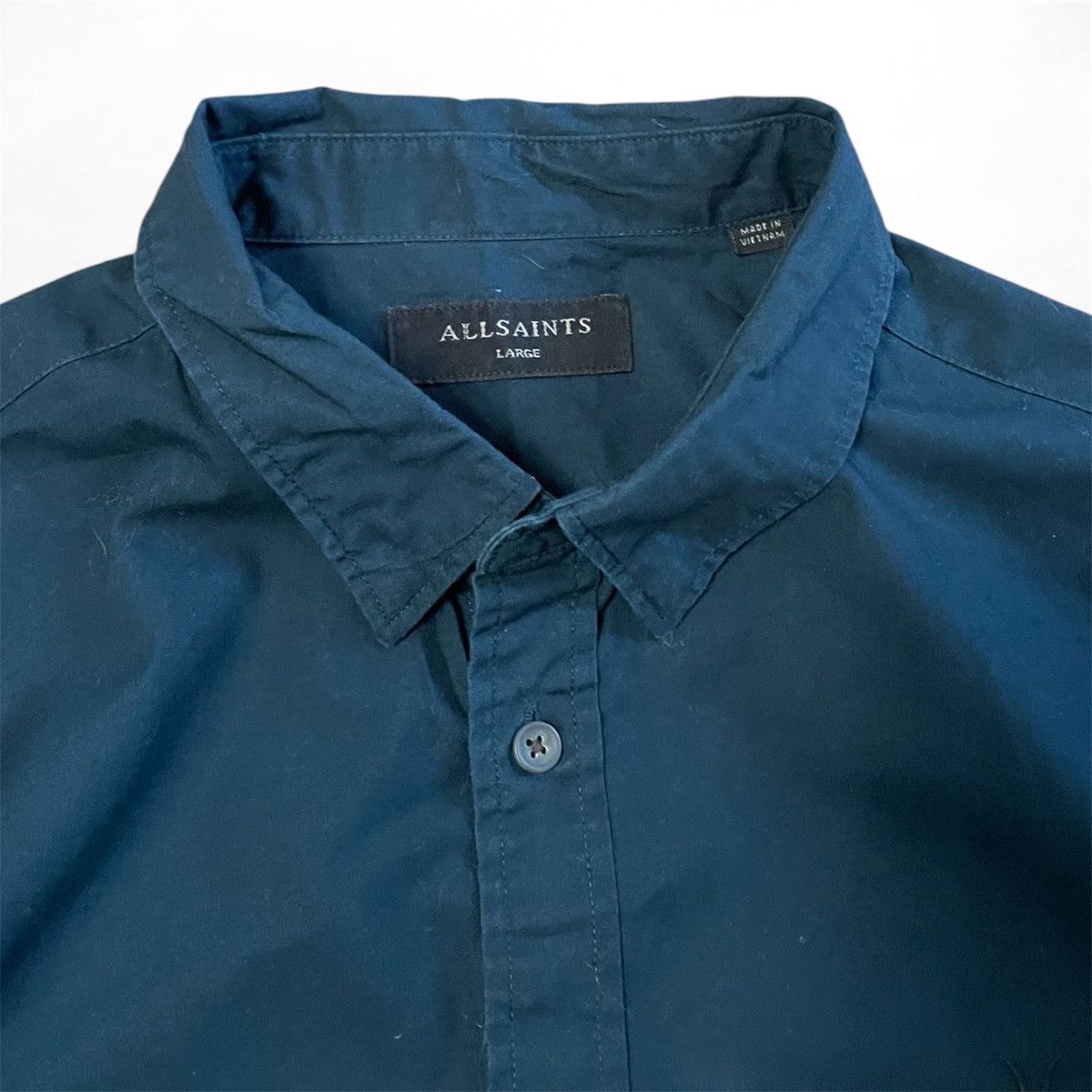 Allsaints Allsaints shirt button ups hype sale streetwear Size US L / EU 52-54 / 3 - 3 Thumbnail