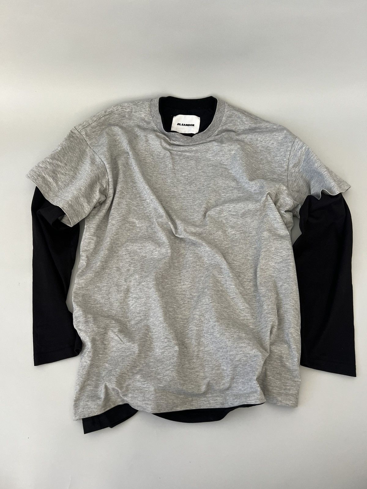 Jil Sander Looking For Miracles double-layer Long Sleeve T-shirt Size US M / EU 48-50 / 2 - 6 Thumbnail