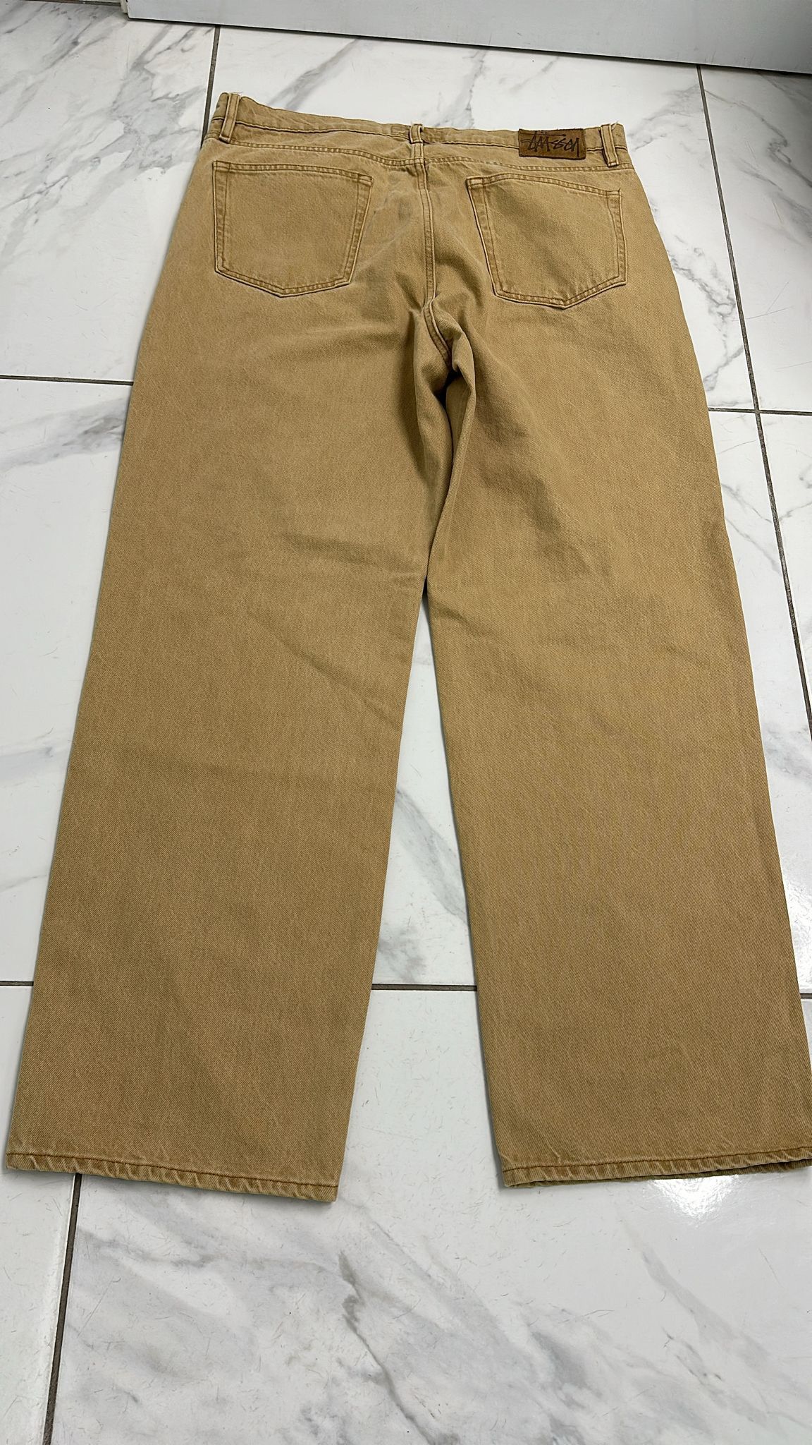 Stussy × Vintage Stüssy Classic Jean Sand Size 38 Size US 38 / EU 54 - 5 Thumbnail