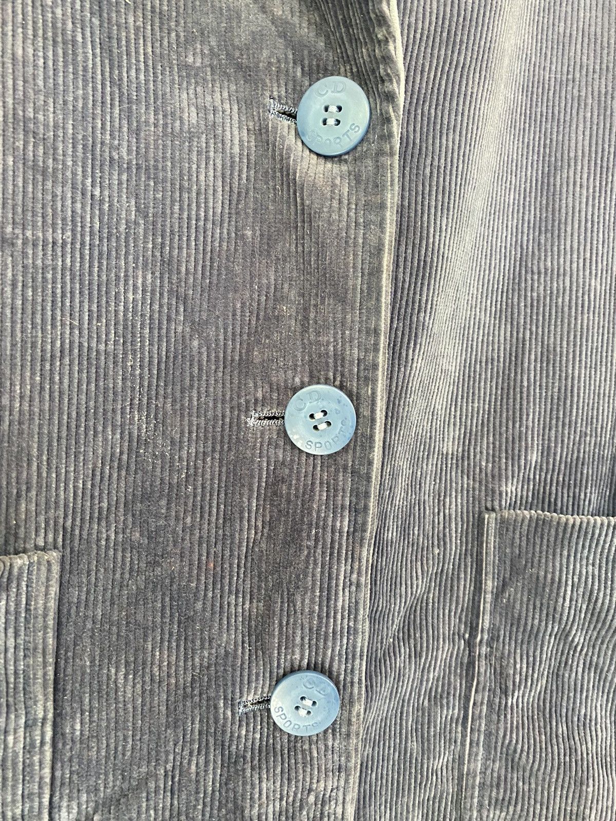 Christian Dior Monsieur Vintage Christion Dior Sport Velvet Button Blazer Size 38R - 16 Thumbnail