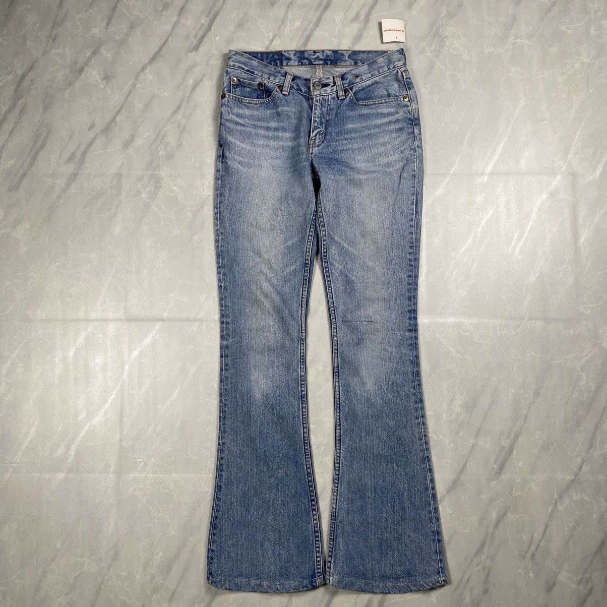 Levi's Vintage Clothing Vintage Levis Washed Flare Jeans Size 30" / US 8 / IT 44 - 7 Thumbnail