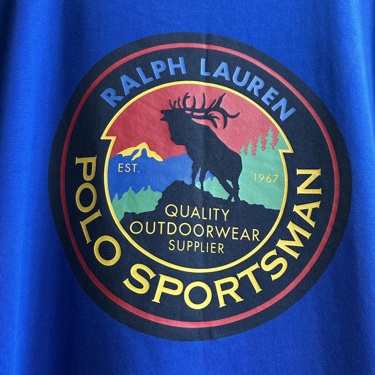 Polo Ralph Lauren × Vintage Vintage Polo Ralph Lauren Country Big Logo Tee Size US XXL / EU 58 / 5 - 3 Thumbnail