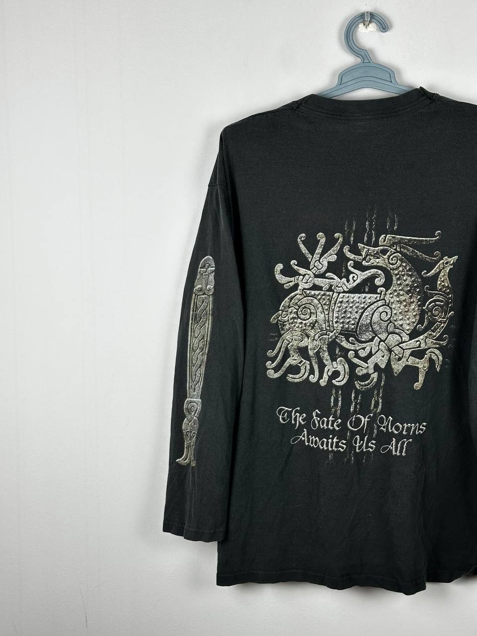 Band Tees Vintage Amon Amarth Rock Band Tour Longsleeve Tee 90s faded Size US L / EU 52-54 / 3 - 9 Thumbnail