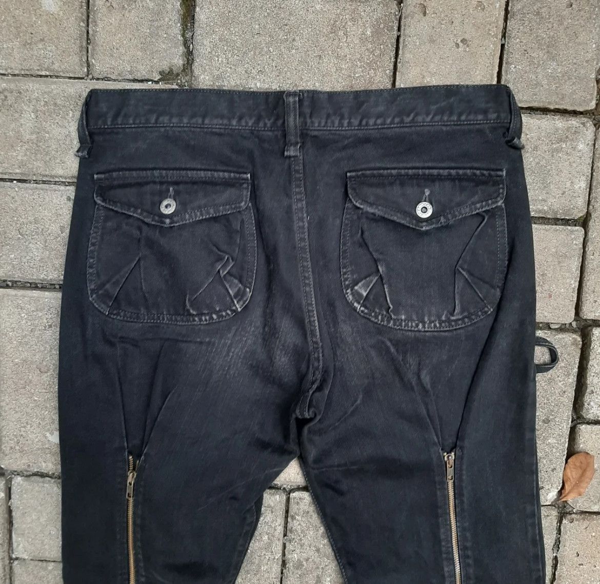 Le Grande Bleu (L.G.B.) 2000s Archival Japanese Bondage Wash Jeans y2k Size US 35 - 4 Thumbnail