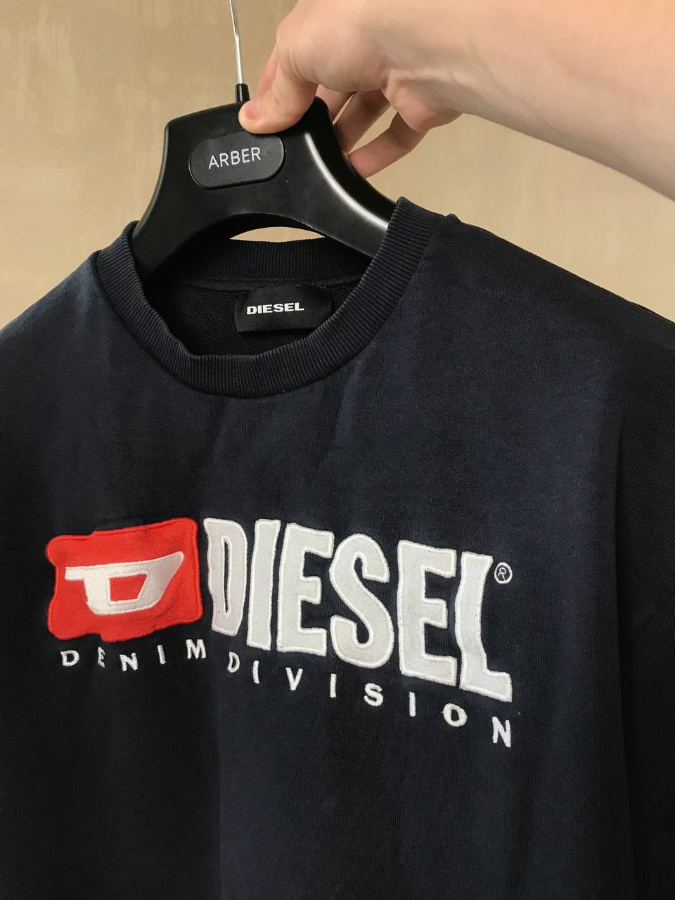 Diesel 🔥 Diesel Big Logo Baggy Vintage Sweatshirt Pullover Hoodie Size US L / EU 52-54 / 3 - 6 Thumbnail