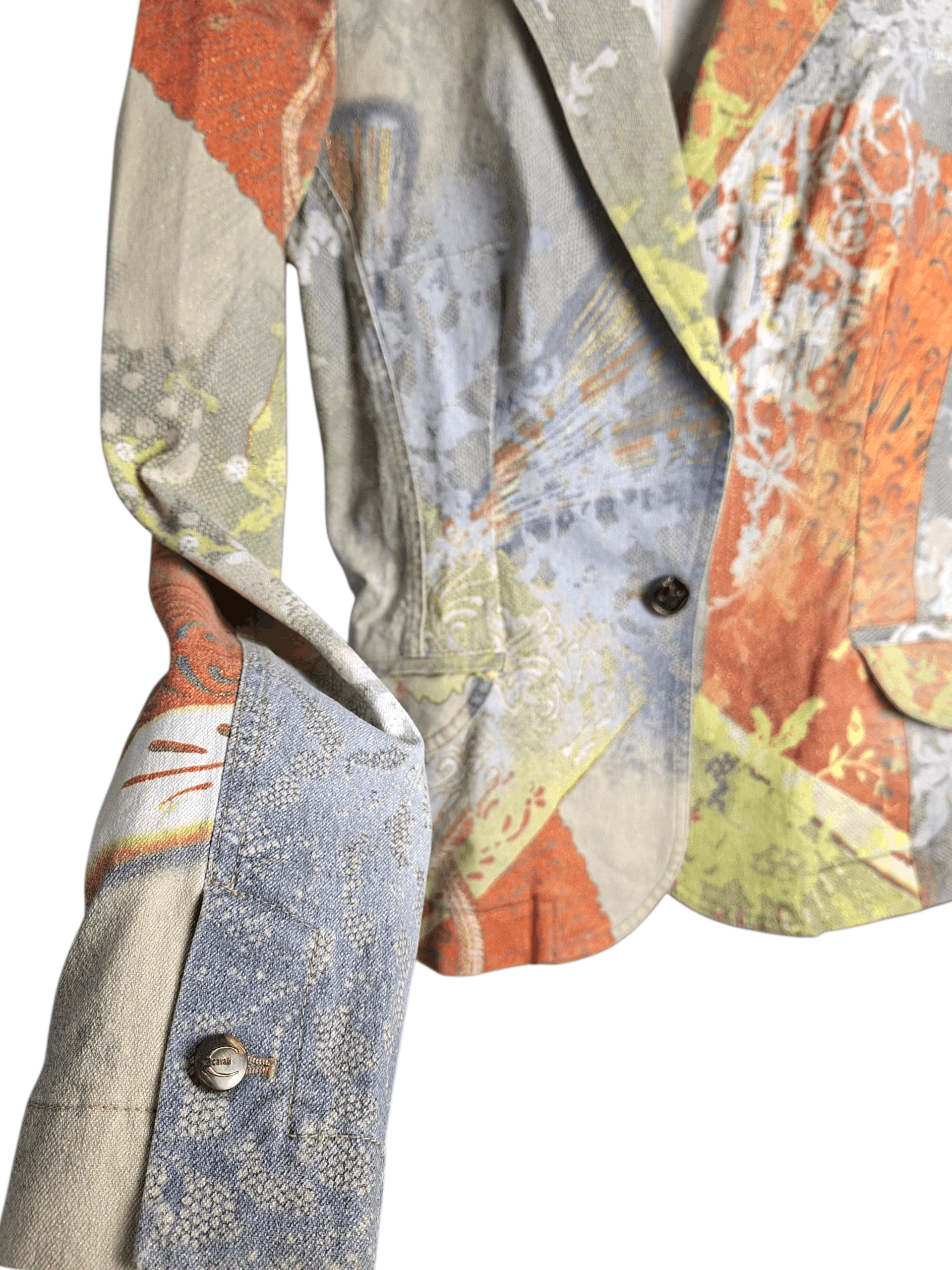 Just Cavalli Rare Vintage Just Cavalli Glimmer Print Blazer Archive Size S / US 4 / IT 40 - 3 Thumbnail