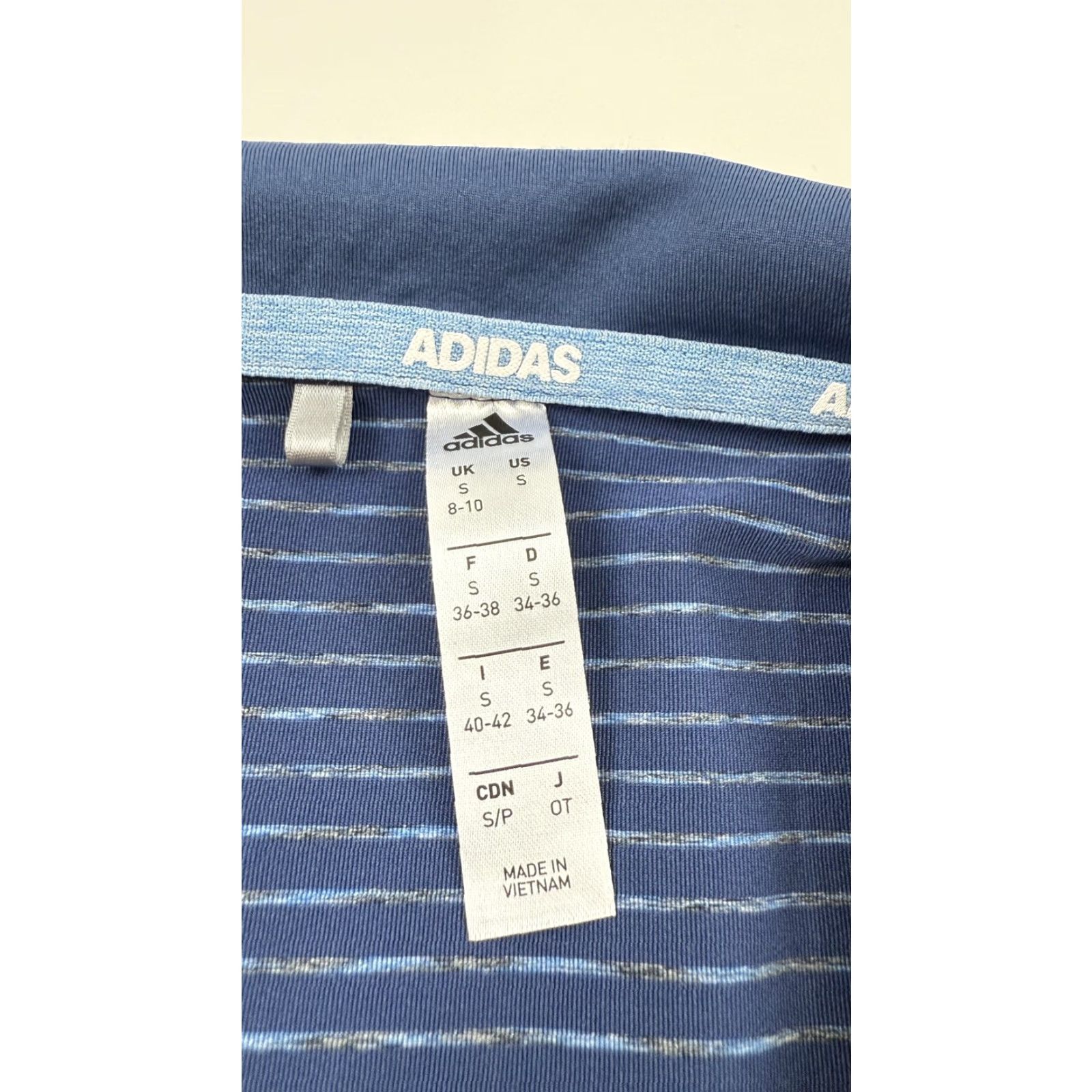 Adidas Adidas Polo Shirt Womens Small Striped Lightweight Performance Golf Polo Shirt Size S / US 4 / IT 40 - 4 Thumbnail