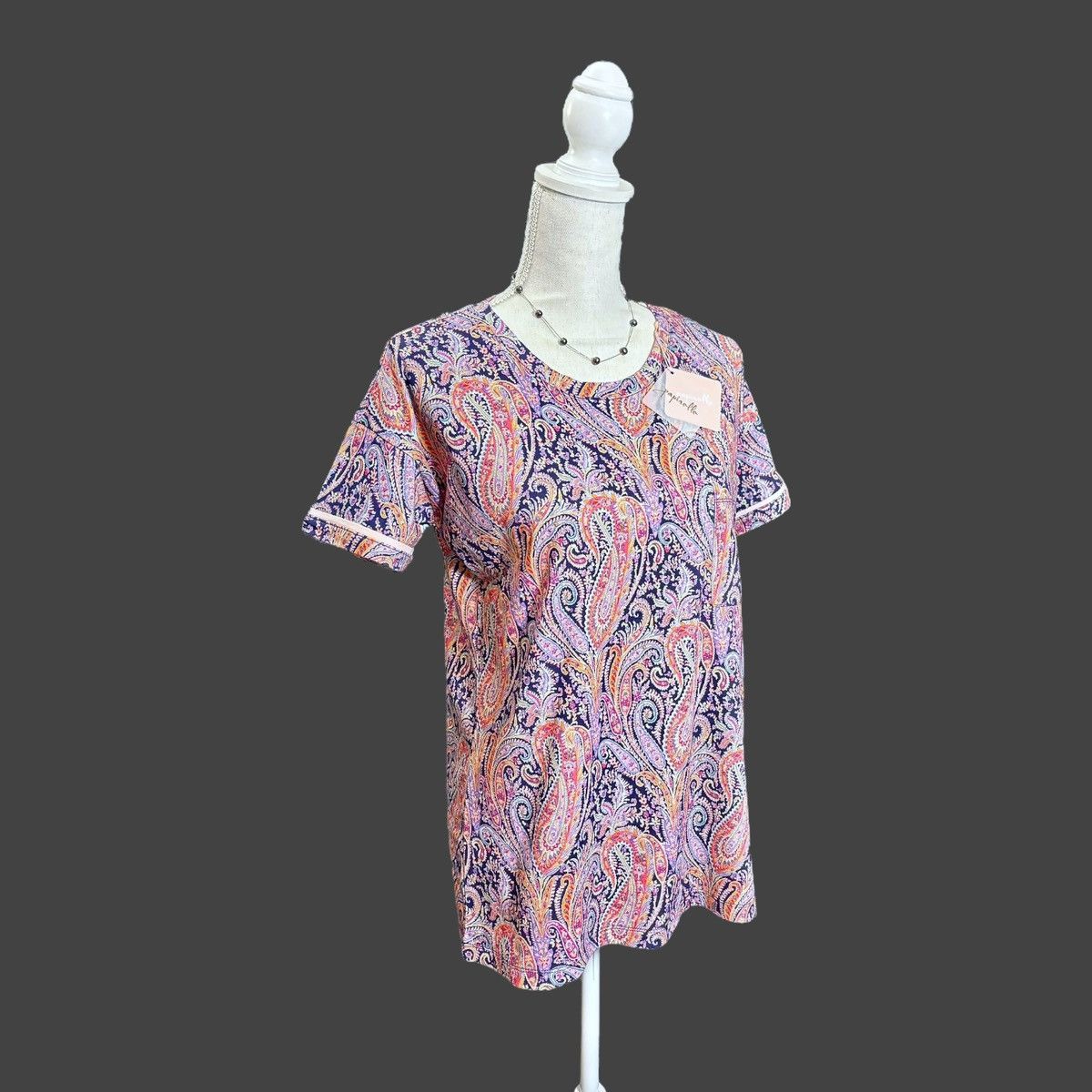 Nordstrom Papinelle Nordstrom Women’s Pajama T-Shirt Sz S Size S / US 4 / IT 40 - 3 Thumbnail