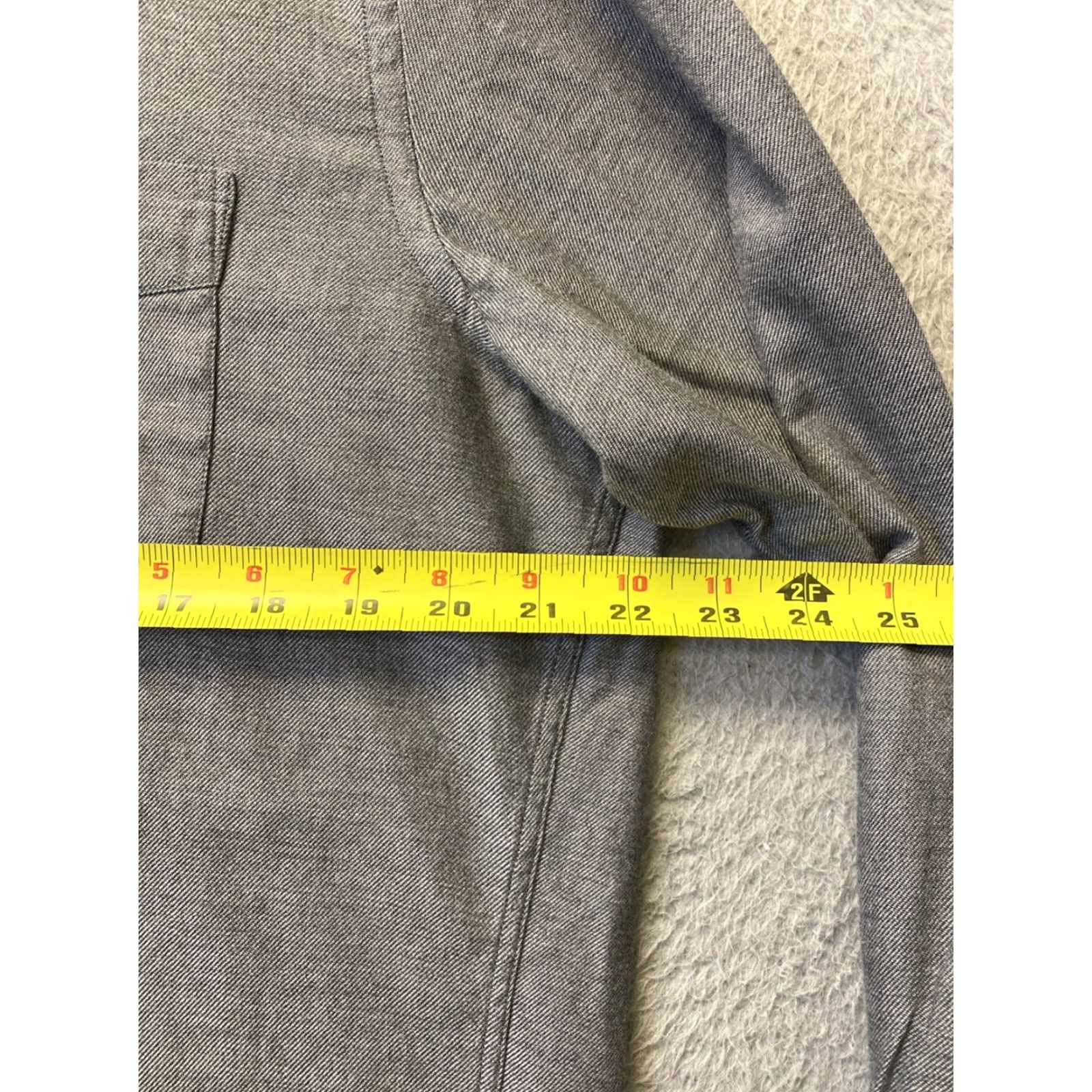 Faconnable VINTAGE Faconnable Men’s Cotton Shirt Long Sleeve Button-Up M Gray Regular All Seasons 90s City Classic Mens Size US M / EU 48-50 / 2 - 7 Thumbnail