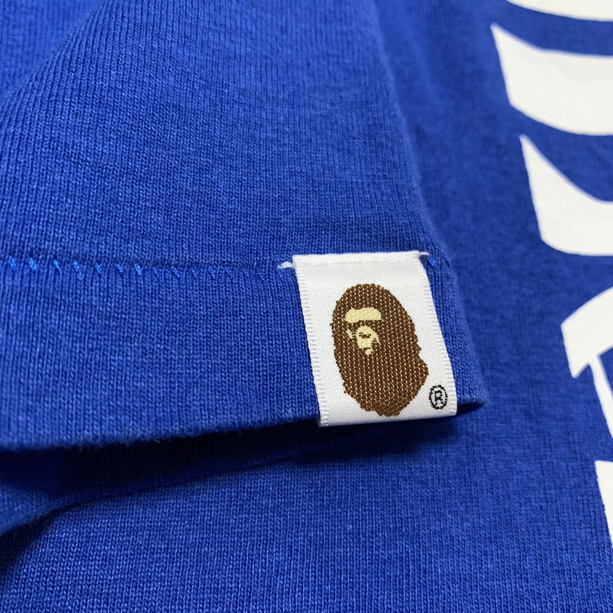 Bape Bape XL Tiger Shark Blue Tee A Bathing Ape Size US XL / EU 56 / 4 - 9 Thumbnail