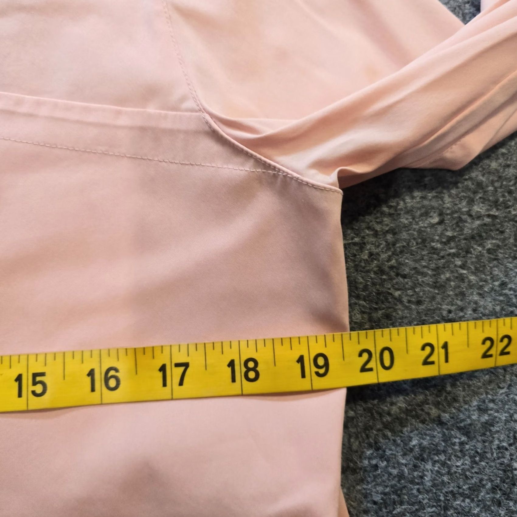 Pinko Lafayette 148 New York Top Womens Size S Pink Popover Long Sleeve Collared Blouse Career Size S / US 4 / IT 40 - 6 Thumbnail